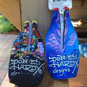 Ed Hardy bottler coolers set of 2 New